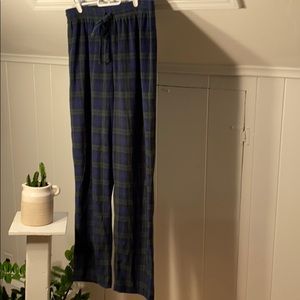 Club Room Plaid Fleece Pajama Pants